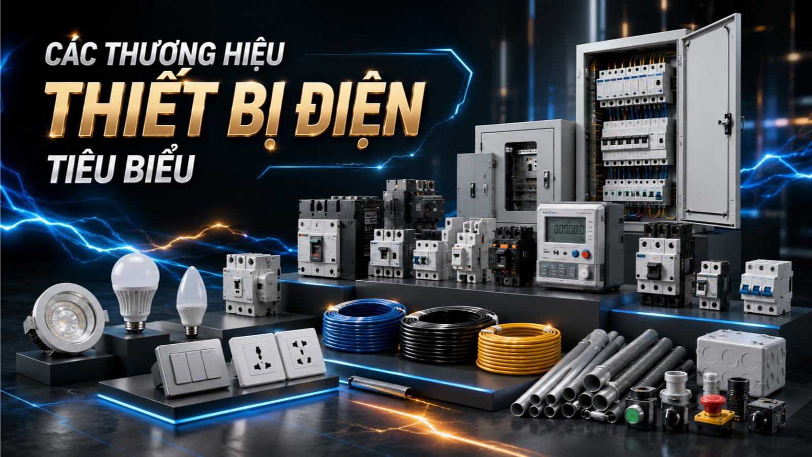 Các thương hiệu thiết bị điện tiêu biểu