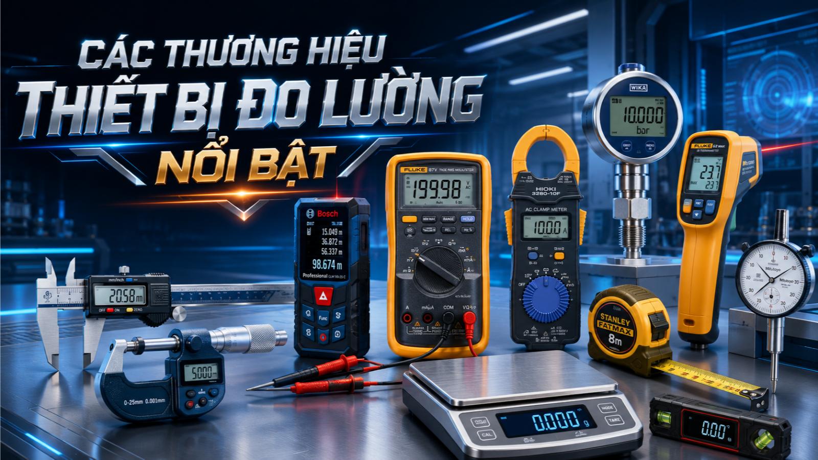 Các thương hiệu thiết bị đo lường nổi bật