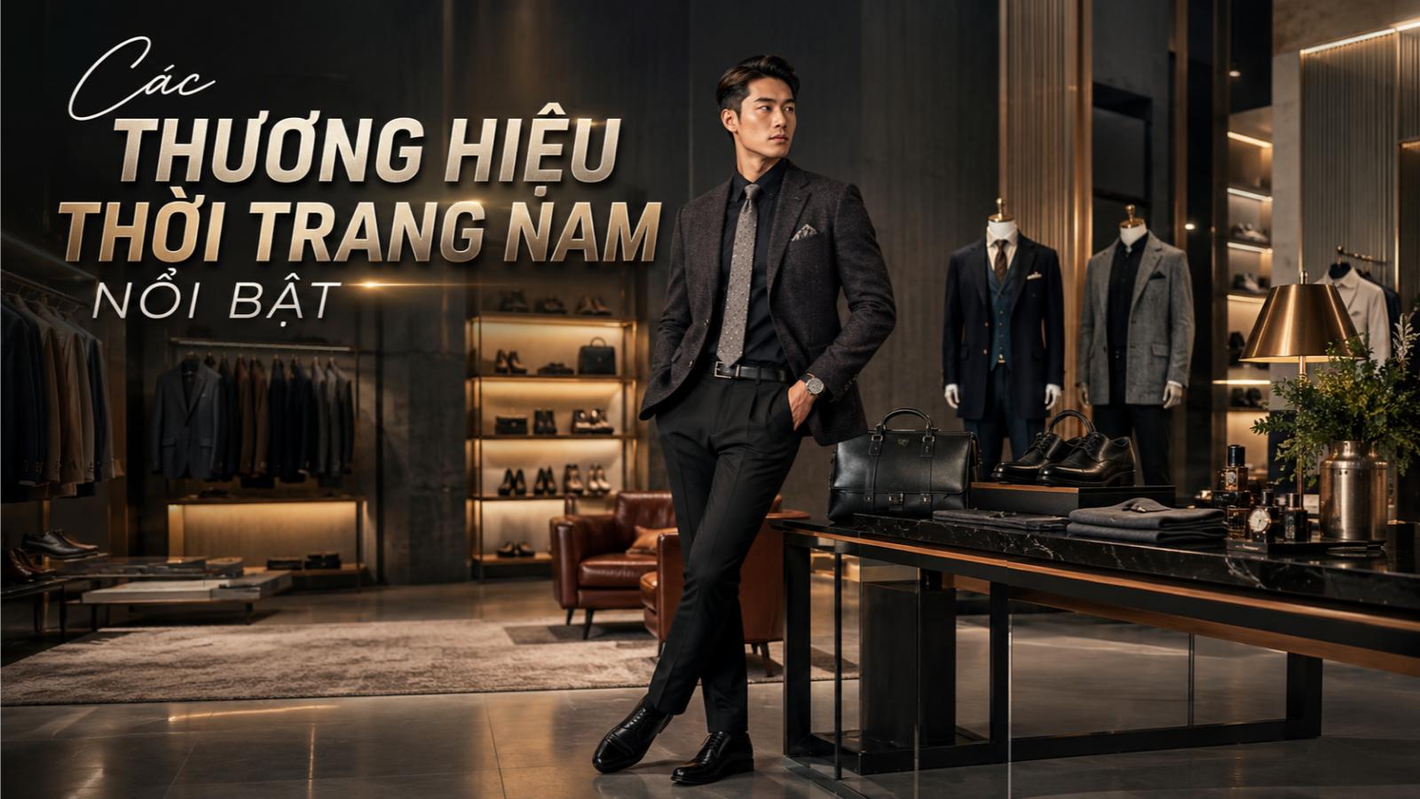 Các thương hiệu thời trang nam nổi bật