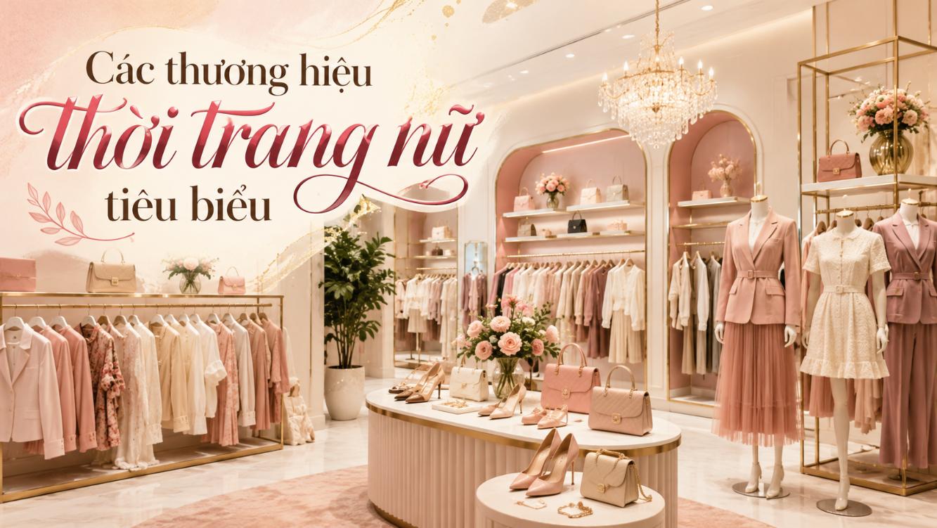 Các thương hiệu thời trang nữ tiêu biểu