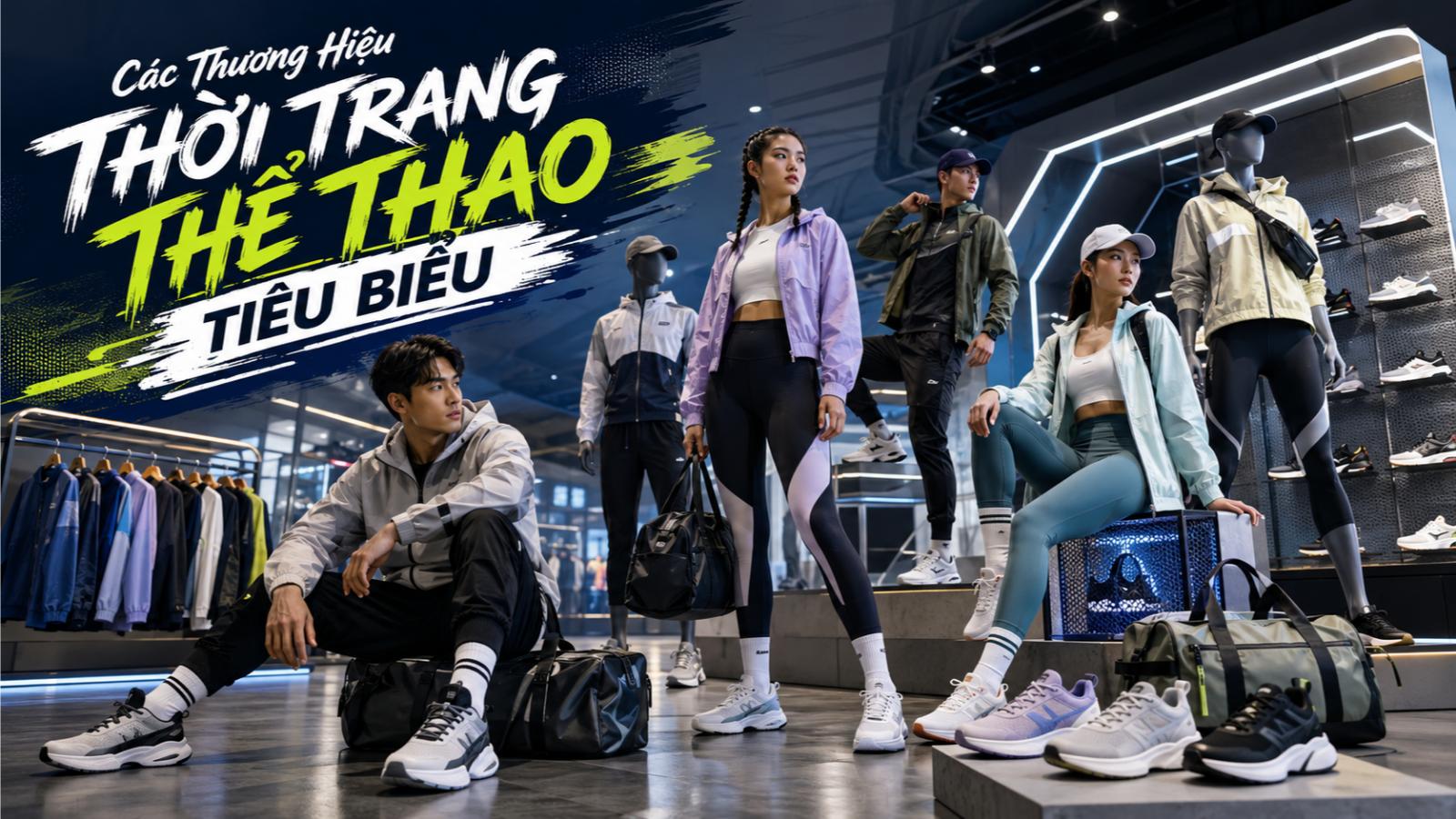 Các thương hiệu thời trang thể thao tiêu biểu