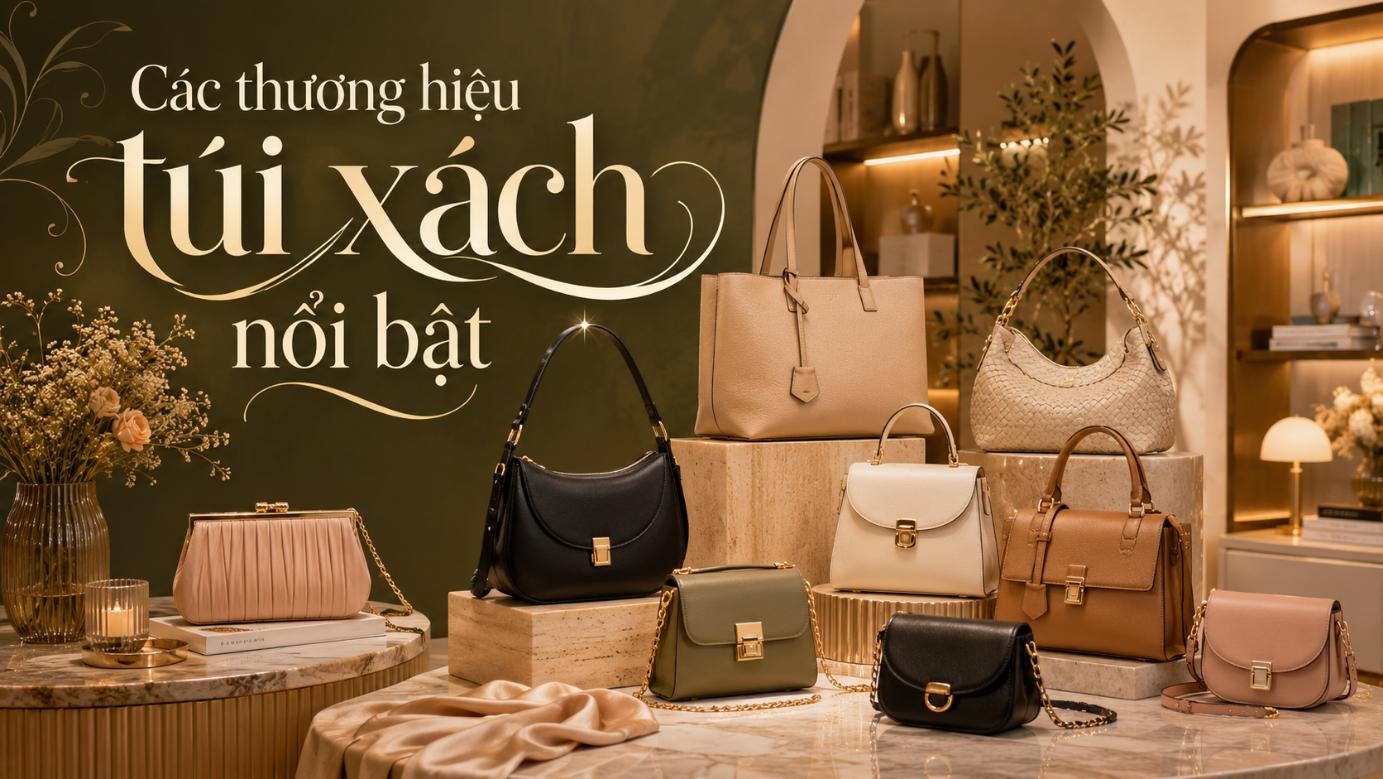 Các thương hiệu túi xách nổi bật