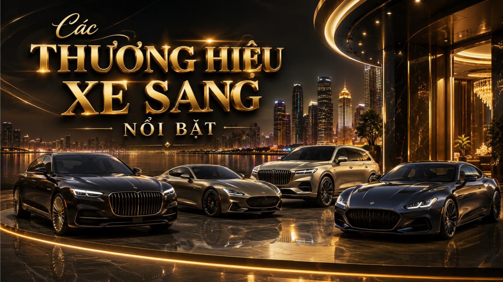 Các thương hiệu xe sang nổi bật