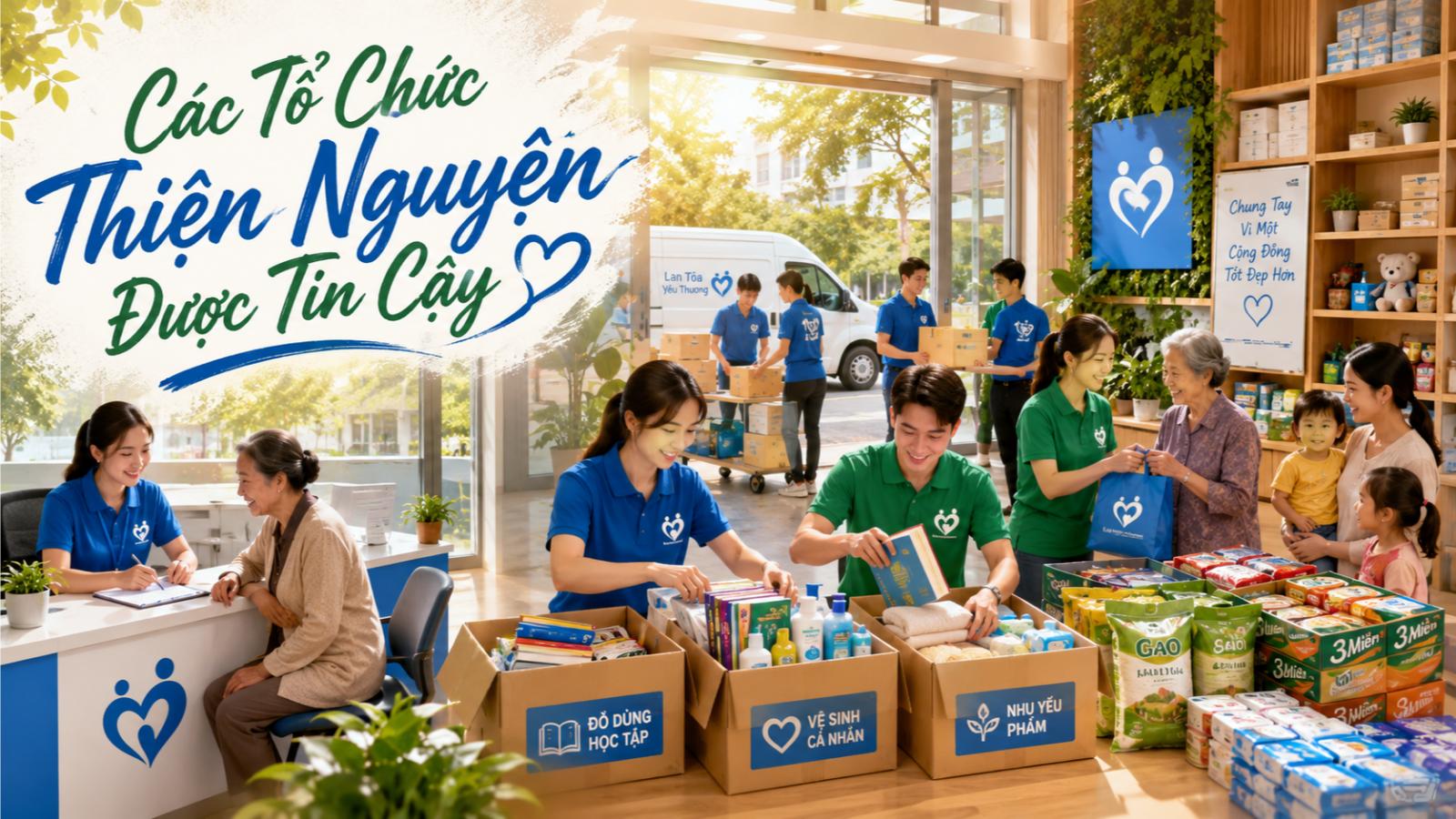 Các tổ chức thiện nguyện được tin cậy