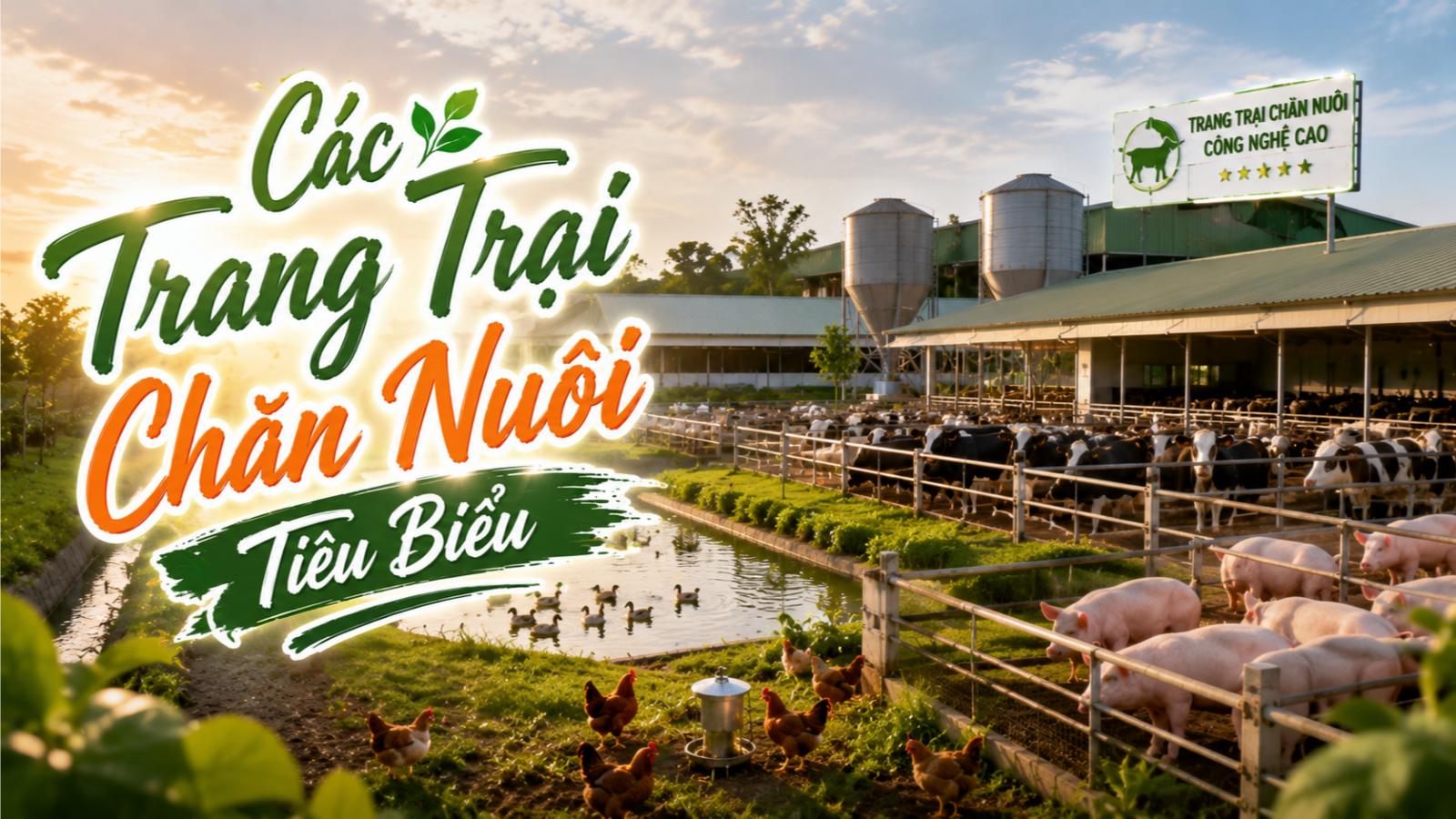 Các trang trại chăn nuôi tiêu biểu