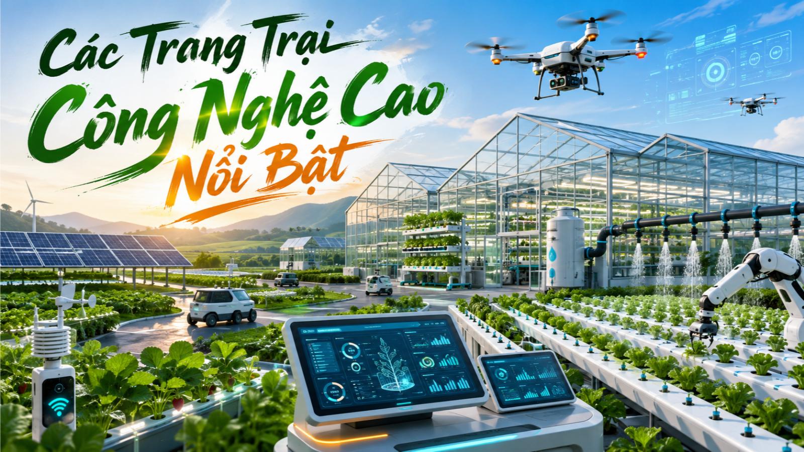 Các trang trại công nghệ cao nổi bật
