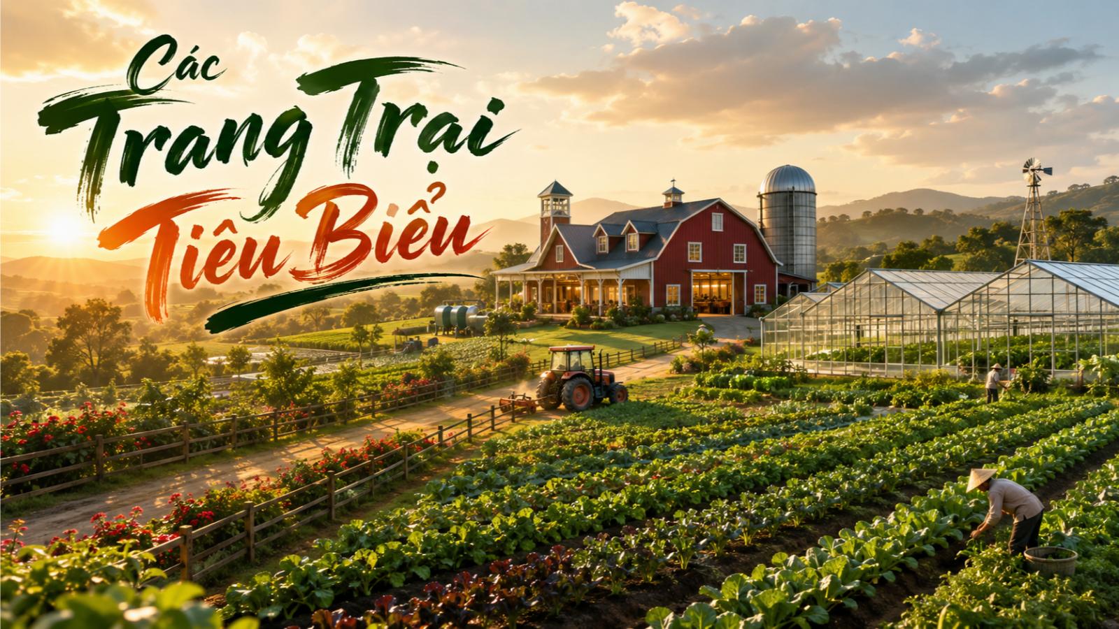 Các trang trại tiêu biểu tại Việt Nam
