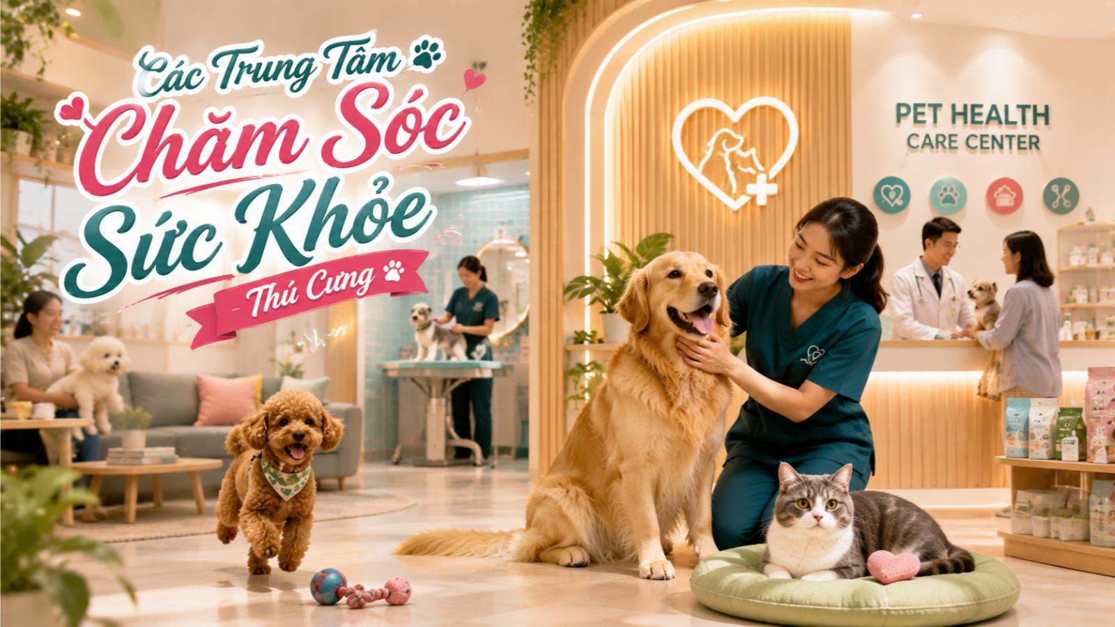 Các trung tâm chăm sóc sức khỏe thú cưng