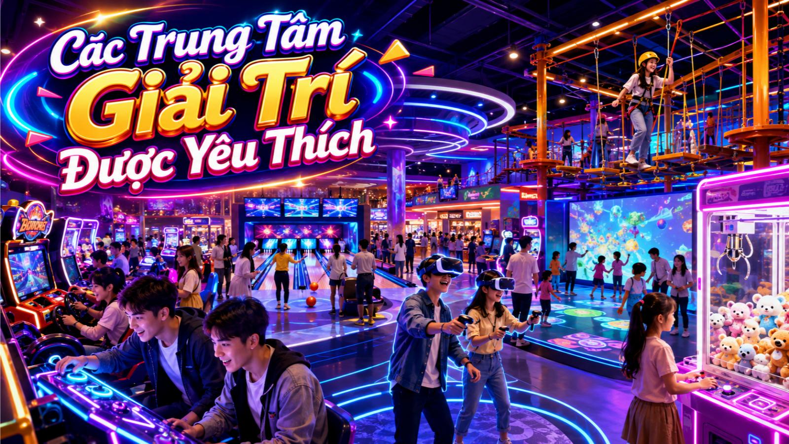 Các trung tâm giải trí được yêu thích