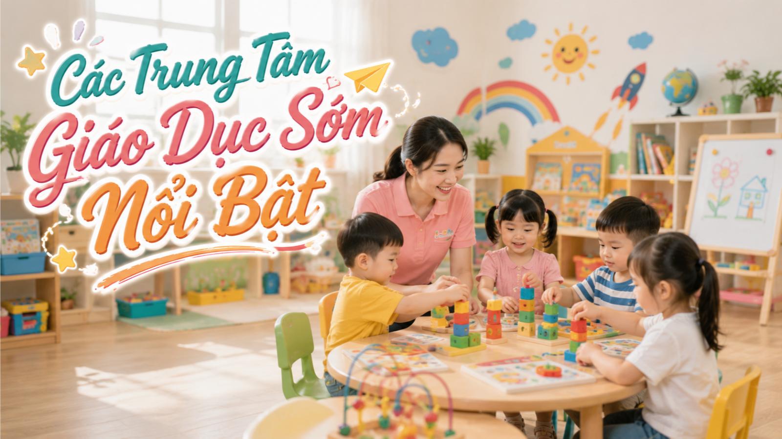 Các trung tâm giáo dục sớm nổi bật