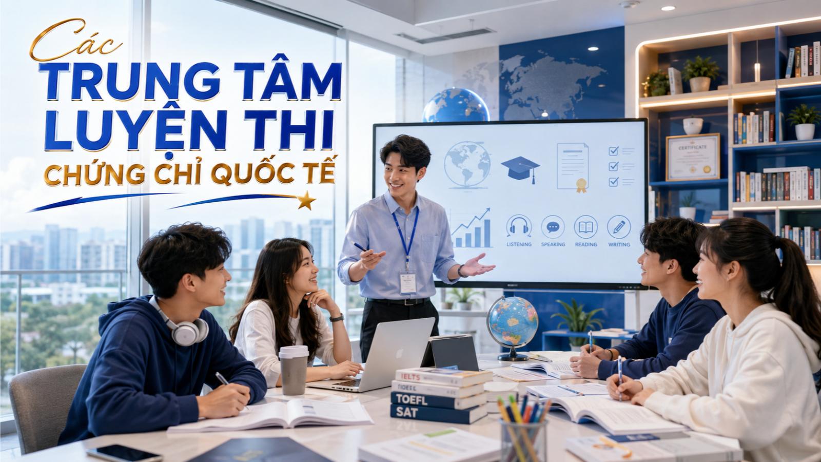 Các trung tâm luyện thi chứng chỉ quốc tế