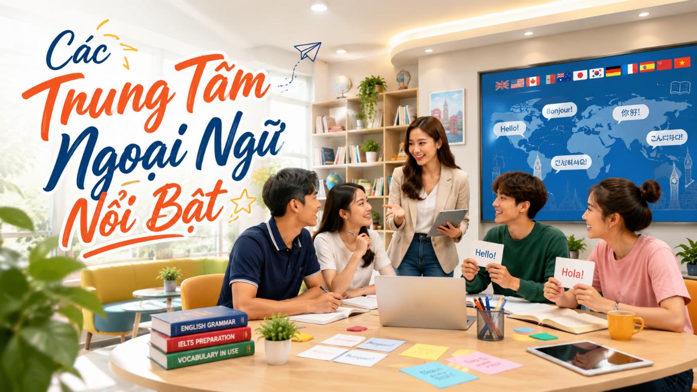 Các trung tâm ngoại ngữ nổi bật