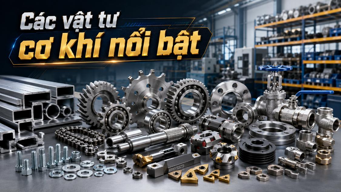 Các vật tư cơ khí nổi bật