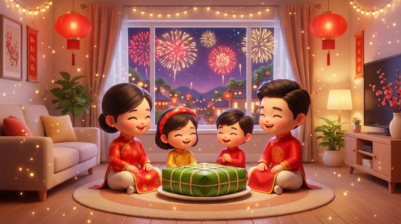 Tạo Thiệp Chúc Tết Bằng Ai Midjourney